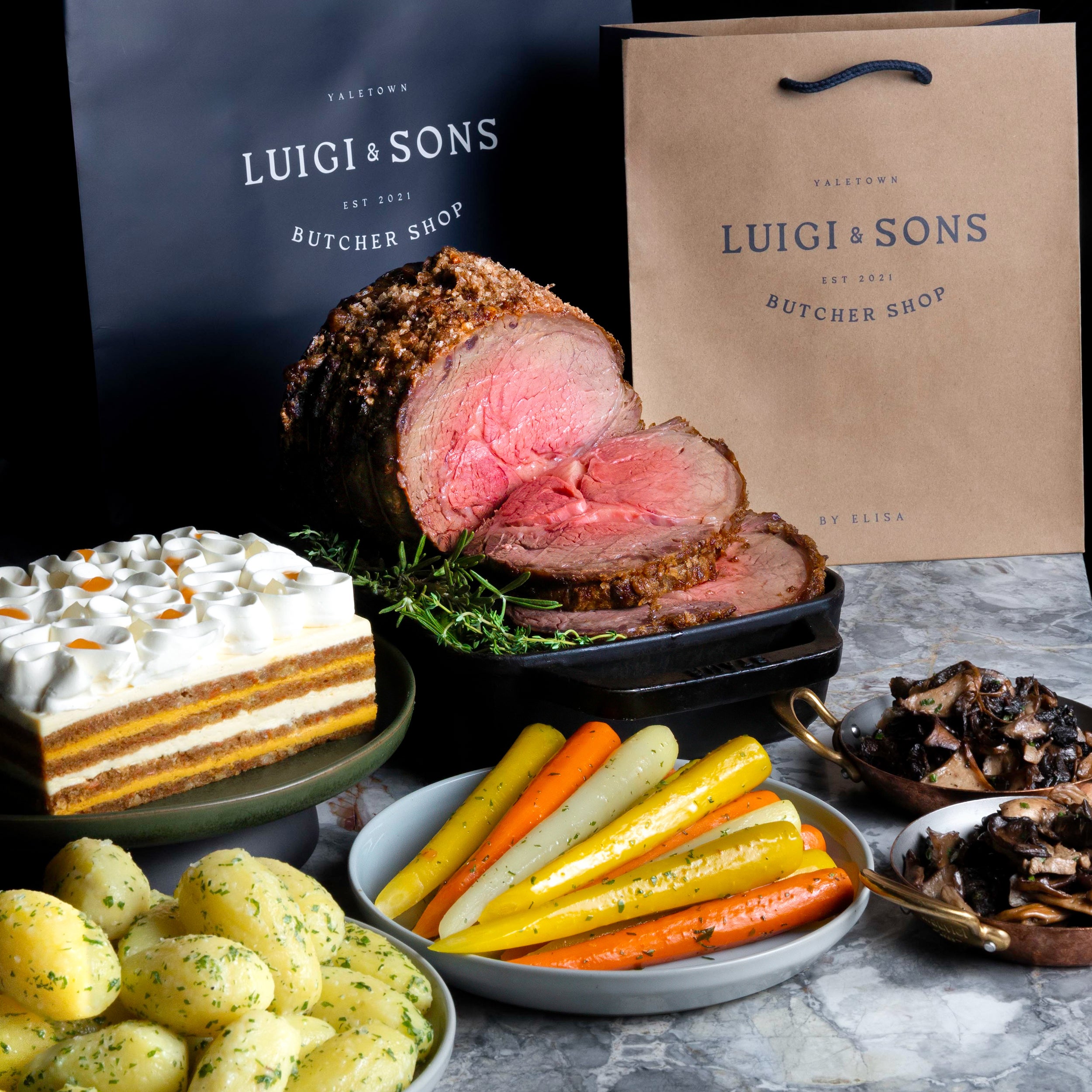 Prime Rib Roast Easter Dinner | Luigi & Sons Butcher Shop